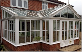 wooden conservatory painting